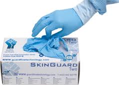 Disposable Gloves SkinGuard Ambidextrous Nitrile Gloves