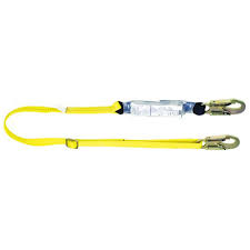 MSA Shock-Absorbing Lanyard Single Leg, Polyester